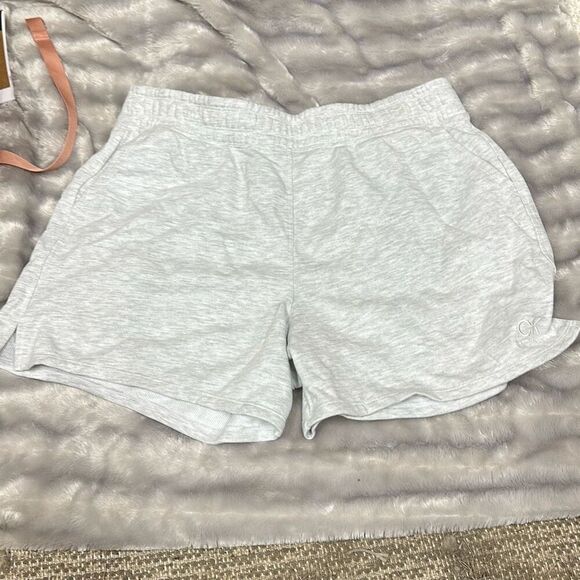 Calvin Klein‎ Womens MIDI Shorts Optic Heather XL - Picture 2 of 3